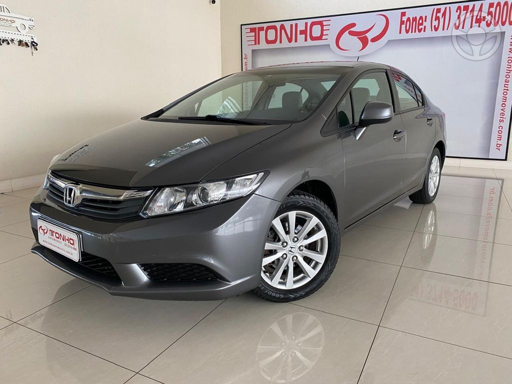 CIVIC SEDAN LXS 1.8/1.8 FLEX 16V AUT. 4P  - 2013 - LAJEADO