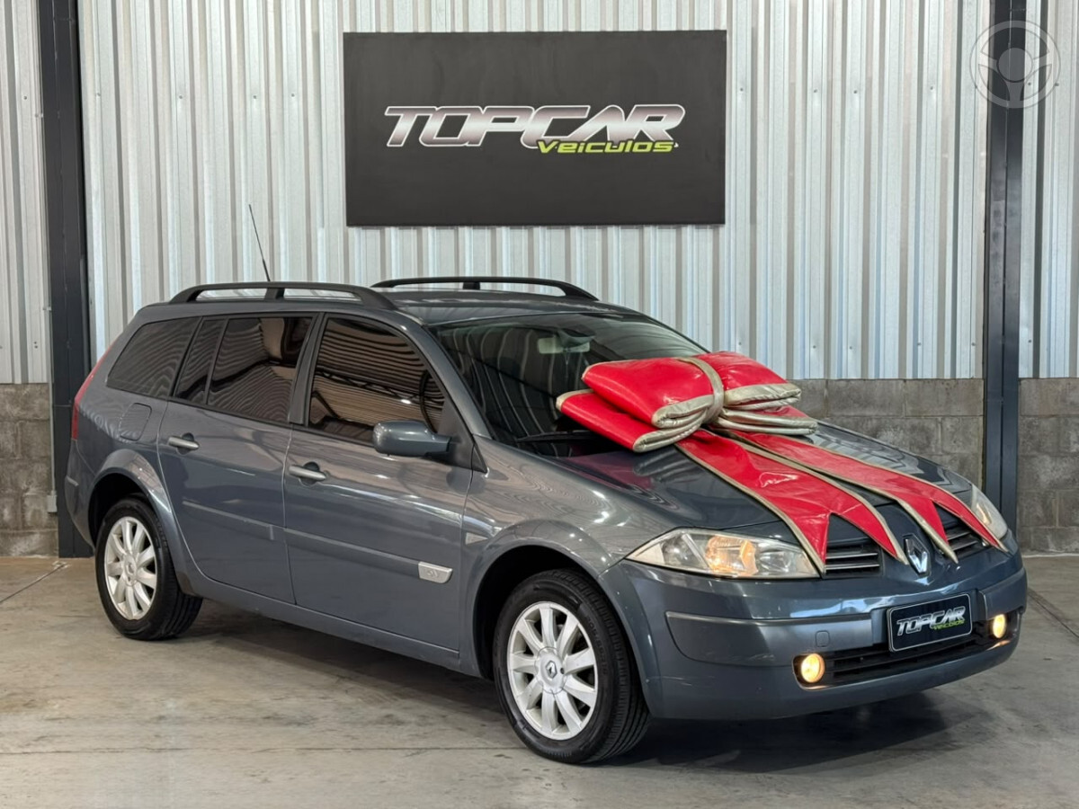 MÉGANE 1.6 DYNAMIQUE GRAND TOUR 16V FLEX 4P MANUAL - 2012 - CAMPO BOM