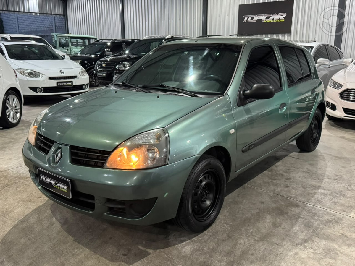 CLIO 1.0 AUTHENTIQUE 16V FLEX 4P MANUAL - 2008 - CAMPO BOM