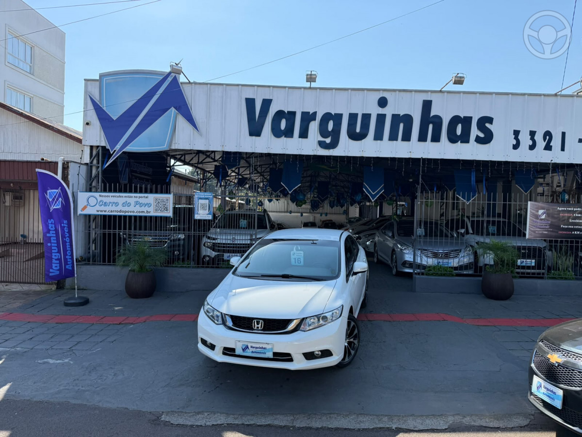 CIVIC 2.0 LXR 16V FLEX 4P AUTOMÁTICO - 2016 - ERECHIM