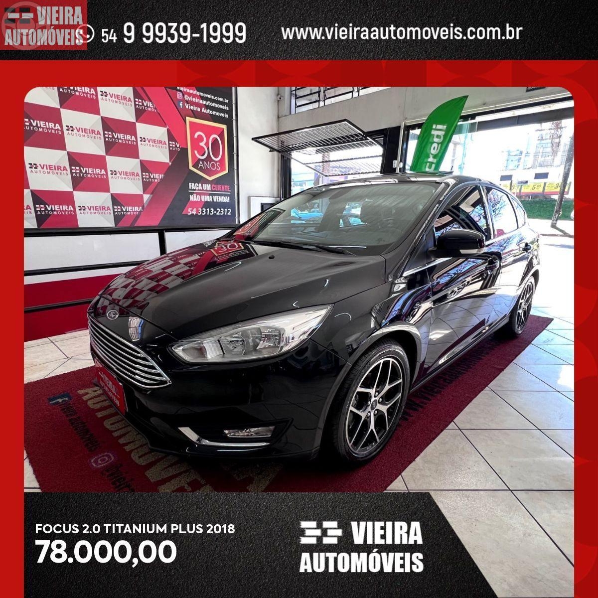 FOCUS 2.0 TITANIUM PLUS 16V FLEX 4P AUTOMÁTICO - 2018 - PASSO FUNDO