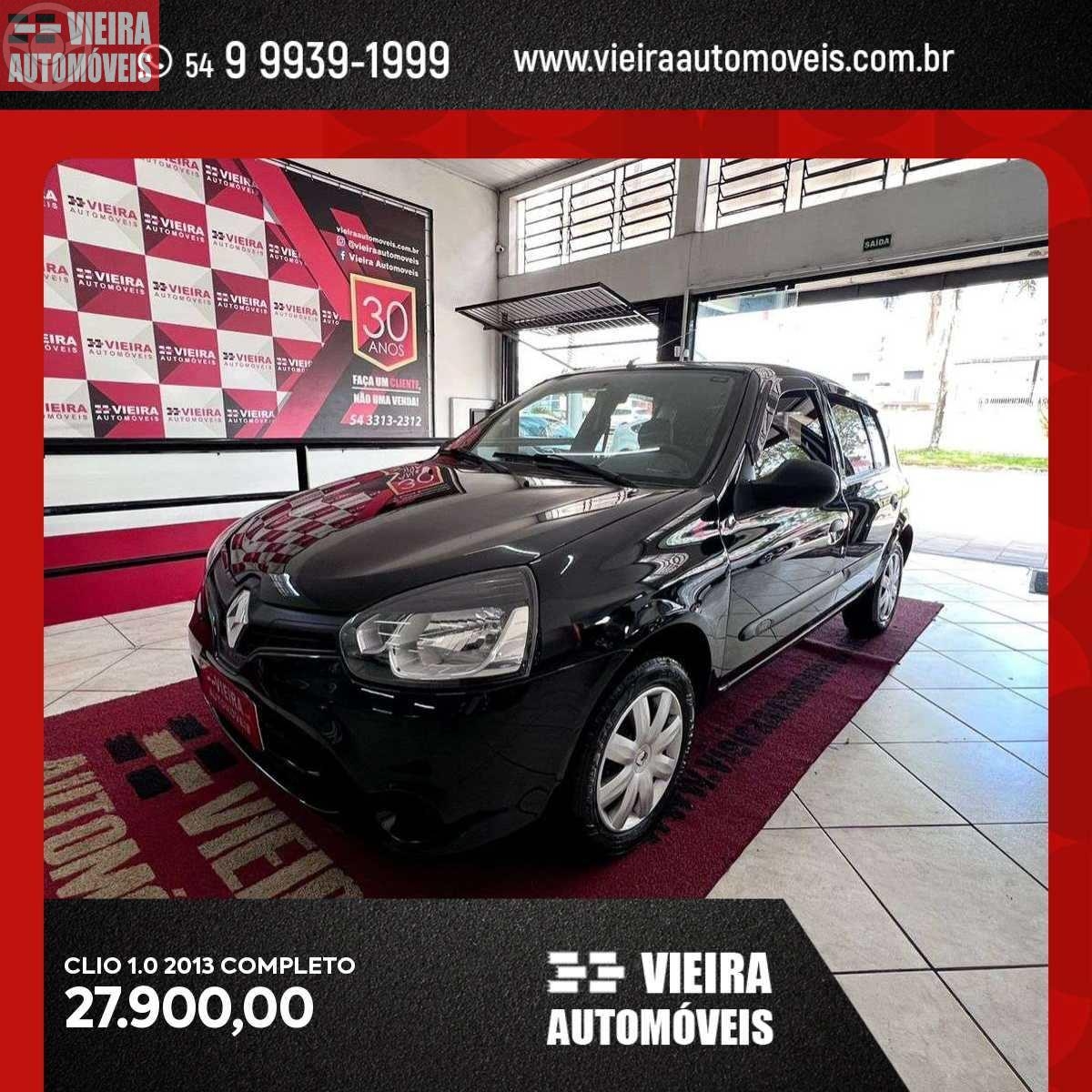 CLIO 1.0 AUTHENTIQUE 16V FLEX 4P MANUAL - 2013 - PASSO FUNDO