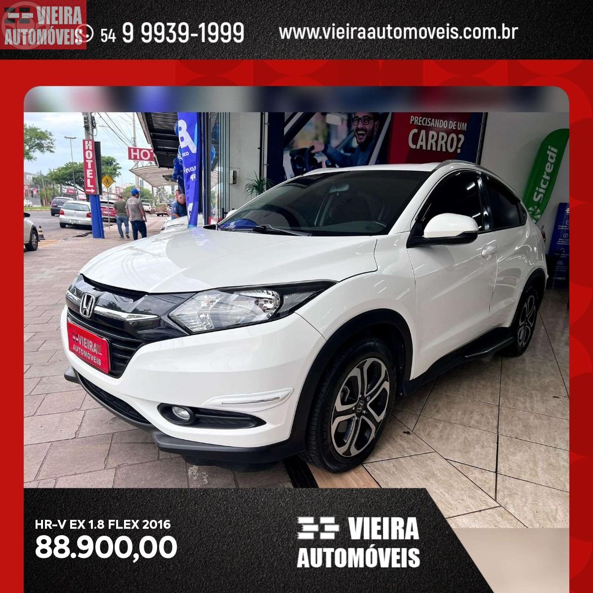 HR-V 1.8 16V FLEX EX 4P AUTOMÁTICO - 2016 - PASSO FUNDO