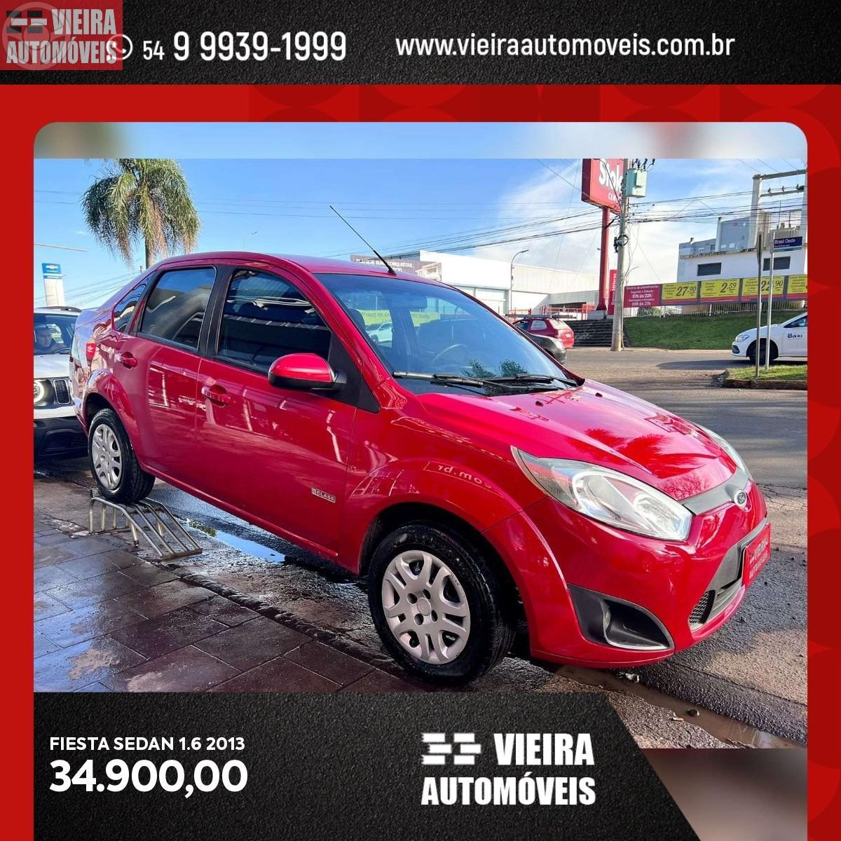 FIESTA 1.6 MPI SEDAN 8V FLEX 4P MANUAL - 2013 - PASSO FUNDO