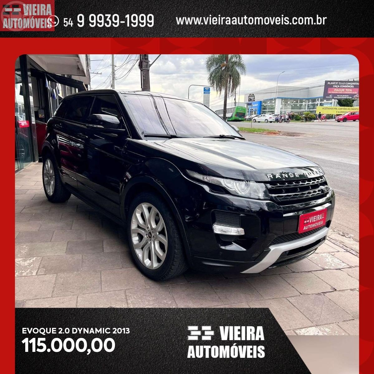 RANGE ROVER EVOQUE 2.0 DYNAMIC 4WD 16V 4P AUTOMÁTICO - 2013 - PASSO FUNDO