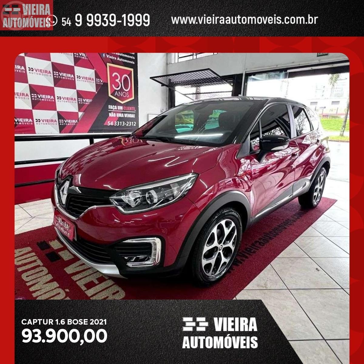 CAPTUR 1.6 16V FLEX INTENSE AUTOMÁTICO - 2021 - PASSO FUNDO