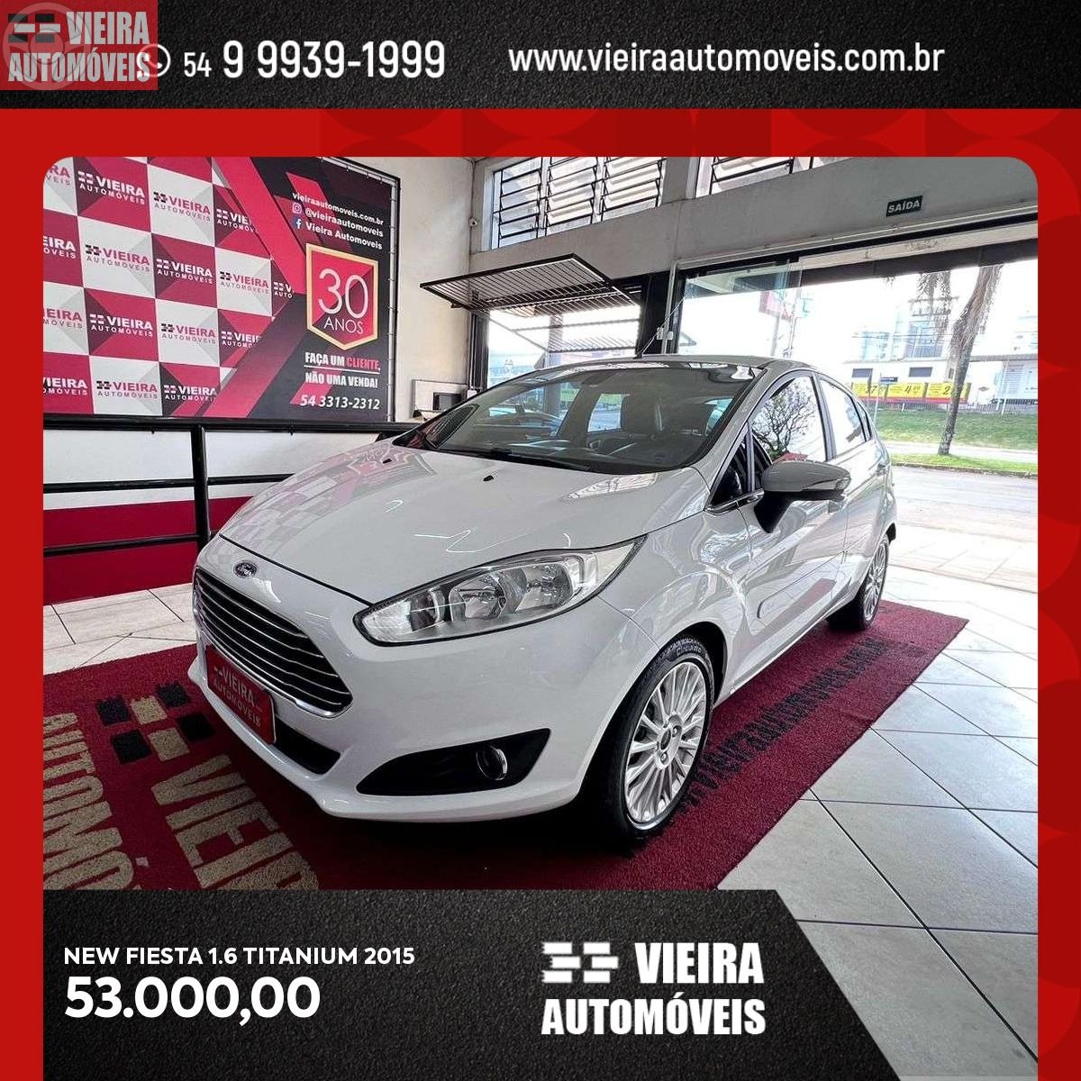 FIESTA 1.0 ECOBOOST TITANIUM HATCH 12V 4P AUTOMÁTICO - 2015 - PASSO FUNDO