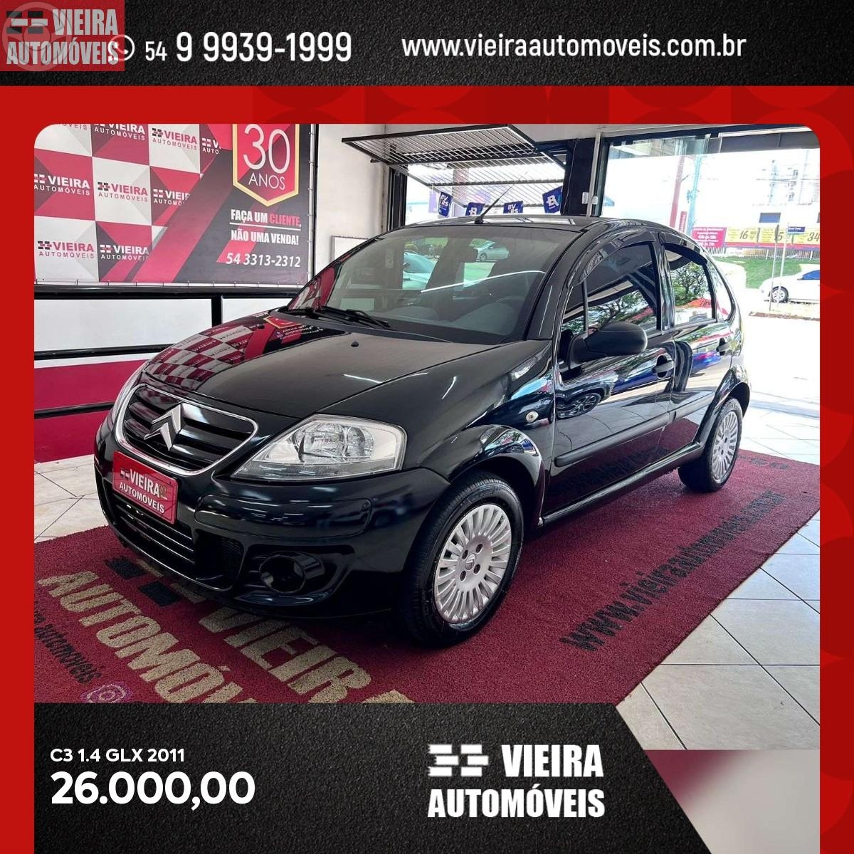 C3 1.4 I GLX 8V FLEX 4P MANUAL - 2011 - PASSO FUNDO