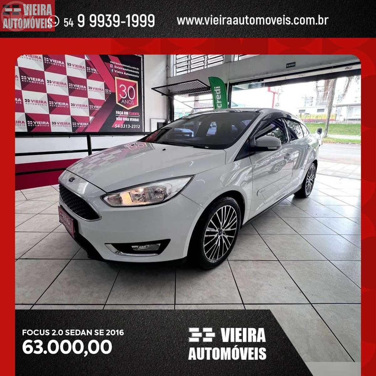 FOCUS 2.0 SE PLUS SEDAN 16V FLEX 4P AUTOMÁTICO - 2016 - PASSO FUNDO