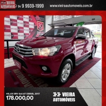 hilux 2.8 4x4 conquest cd turbo diesel 4p automatico 2017 passo fundo