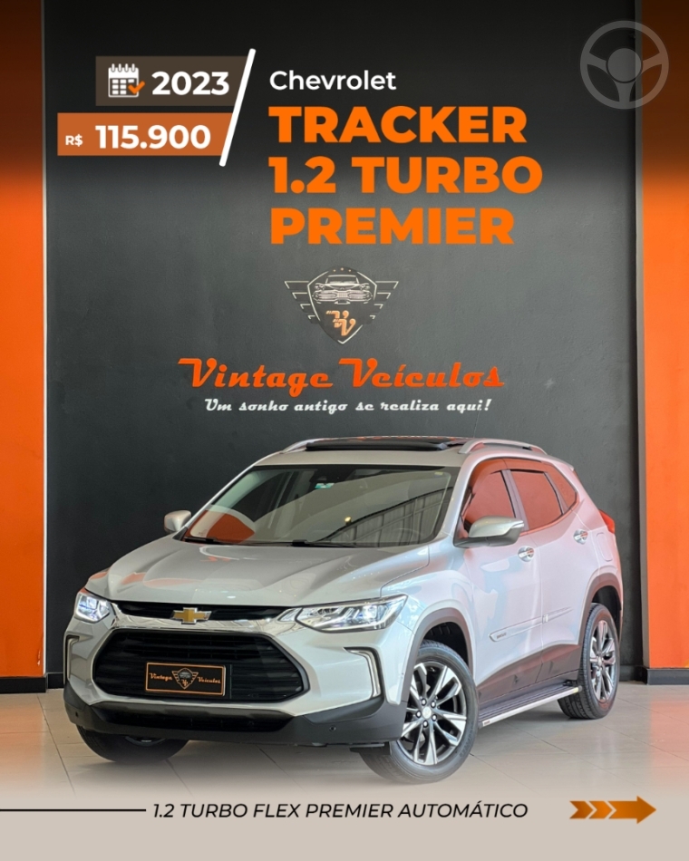 TRACKER 1.2 12V PREMIER TURBO FLEX 4P AUTOMÁTICO - 2023 - CAXIAS DO SUL