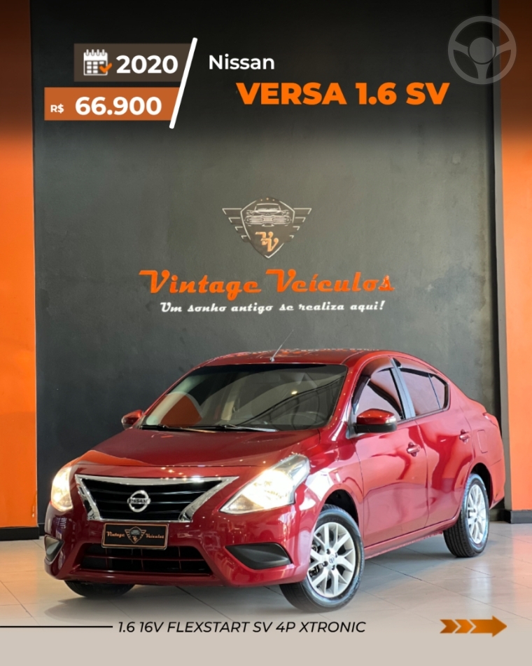 VERSA 1.6 16V FLEX SV 4P XTRONIC - 2020 - CAXIAS DO SUL