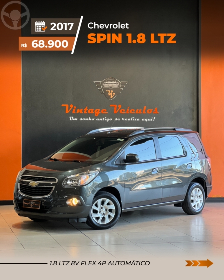 SPIN 1.8 LTZ 8V FLEX 4P AUTOMÁTICO - 2017 - CAXIAS DO SUL