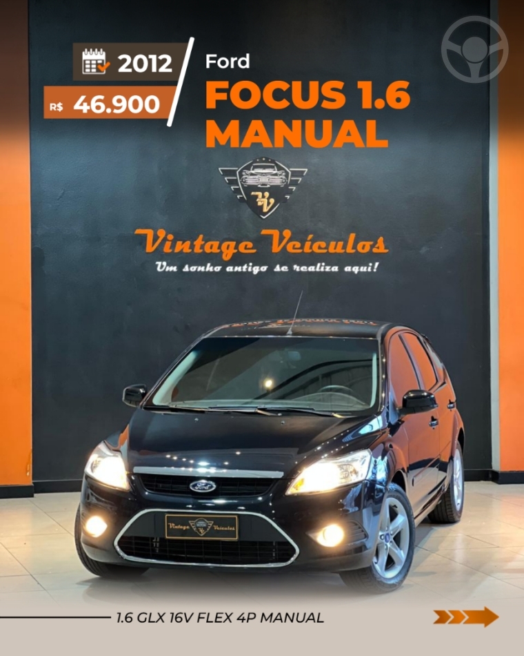 FOCUS 1.6 GLX 16V FLEX 4P MANUAL - 2012 - CAXIAS DO SUL