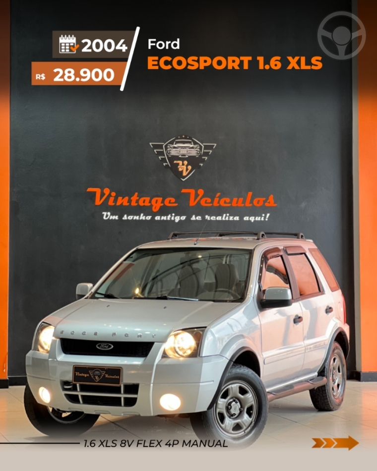 ECOSPORT 1.6 XLS 8V FLEX 4P MANUAL - 2004 - CAXIAS DO SUL