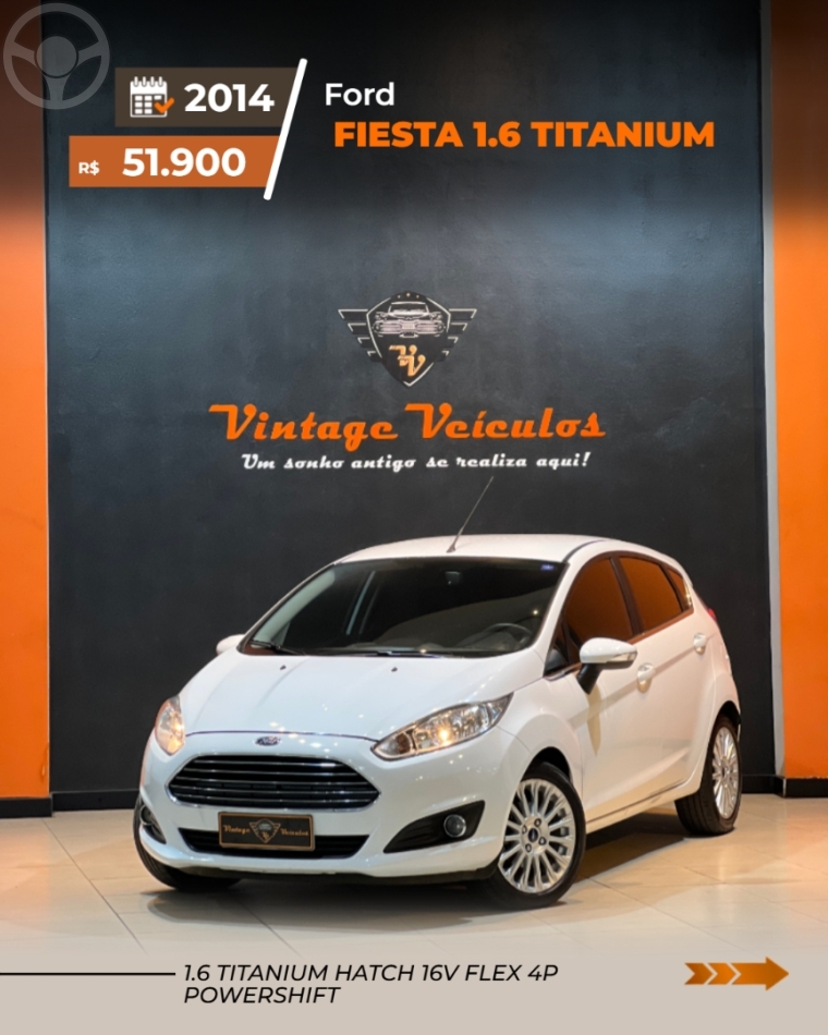 FIESTA 1.6 TITANIUM HATCH 16V FLEX 4P AUTOMÁTICO - 2015 - CAXIAS DO SUL