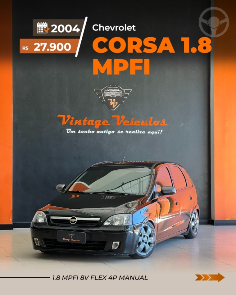 CORSA 1.8 MPFI 8V FLEX 4P MANUAL - 2004 - CAXIAS DO SUL