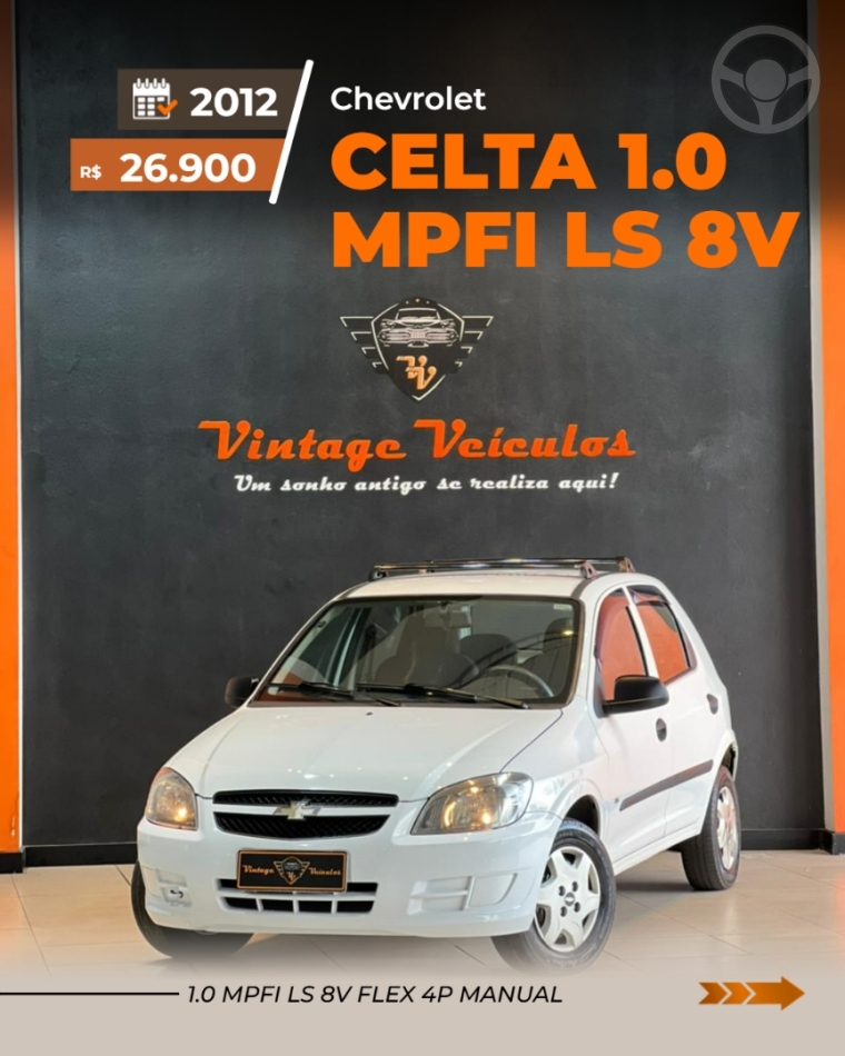 CELTA 1.0 MPFI LS 8V FLEX 4P MANUAL - 2012 - CAXIAS DO SUL