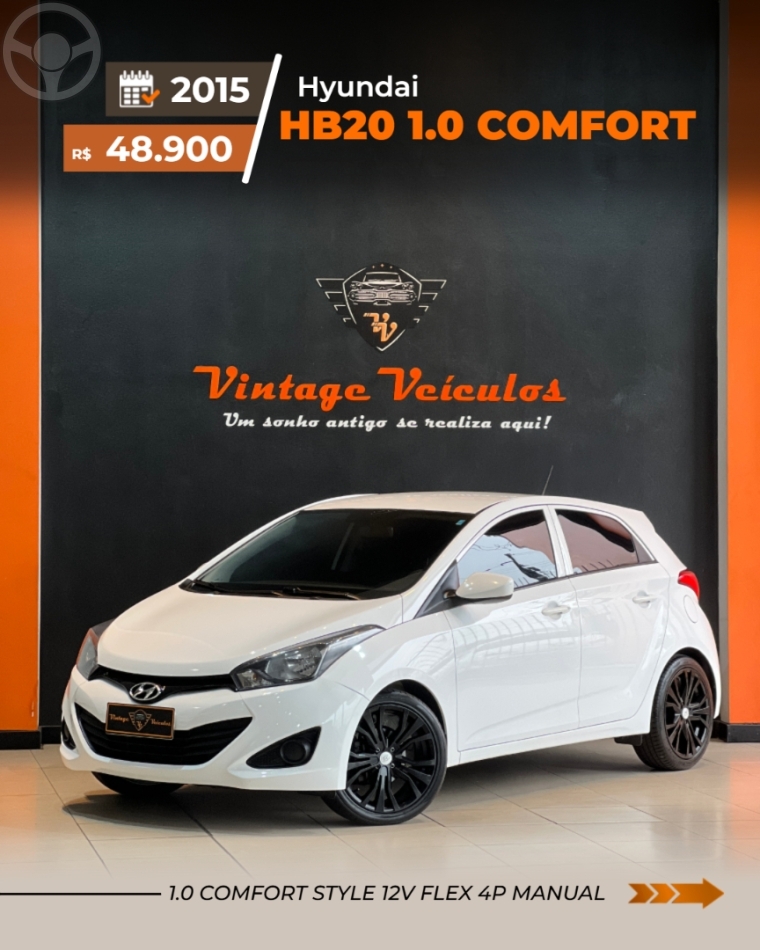 HB20 1.0 COMFORT STYLE 12V FLEX 4P MANUAL - 2015 - CAXIAS DO SUL