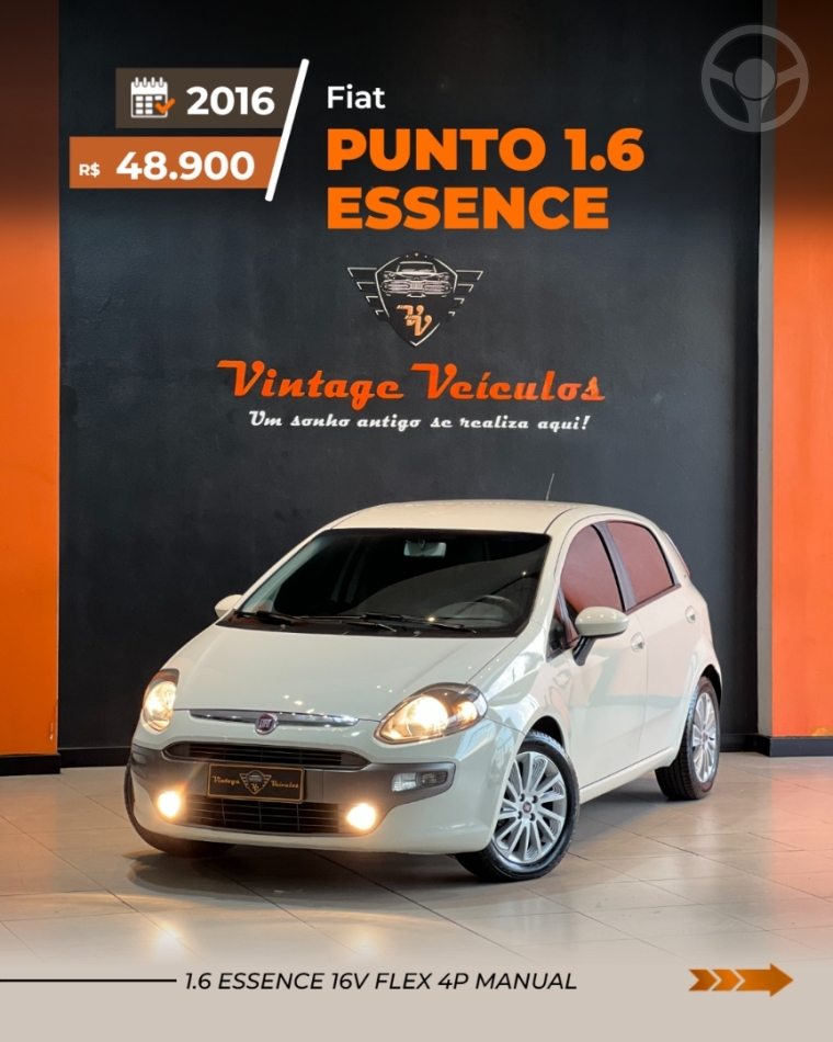 PUNTO 1.6 ESSENCE 16V FLEX 4P MANUAL - 2016 - CAXIAS DO SUL