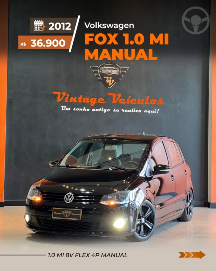 FOX 1.0 MI 8V FLEX 4P MANUAL - 2012 - CAXIAS DO SUL