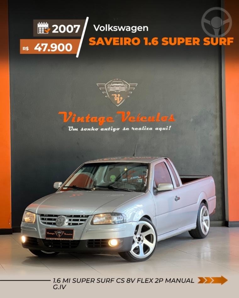 SAVEIRO 1.6 MI SUPER SURF CS 8V FLEX 2P MANUAL G.IV - 2007 - CAXIAS DO SUL