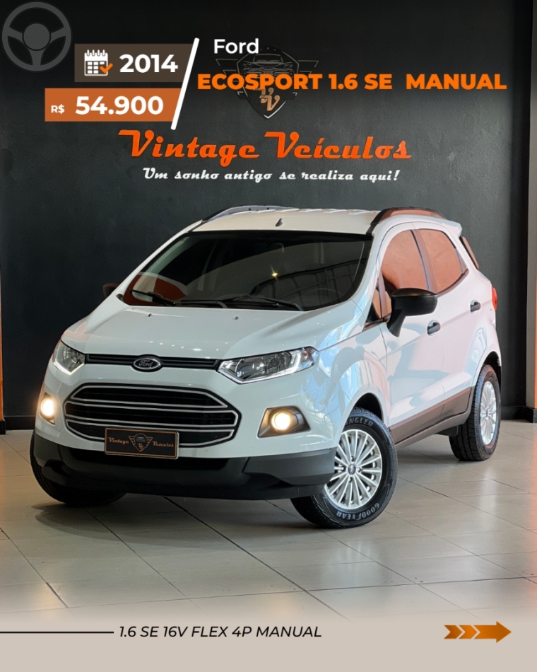 ECOSPORT 1.6 SE 16V FLEX 4P MANUAL - 2014 - CAXIAS DO SUL