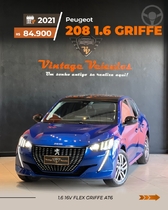 208 1.6 griffe 16v flex 4p automatico 2021 caxias do sul