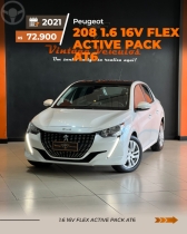 208 1.6 active pack 16v flex 4p automatico 2021 caxias do sul