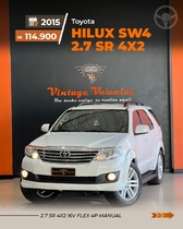 hilux sw4 2.7 sr 4x2 16v flex 4p automatico 2015 caxias do sul
