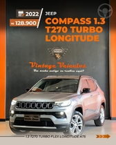 compass 1.3 longitude t270 16v turbo flex 4p automatico 2022 caxias do sul