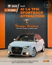 a1 1.4 tfsi sportback attraction 16v 122cv 4p s tronic 2013 caxias do sul