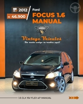 focus 1.6 glx 16v flex 4p manual 2012 caxias do sul