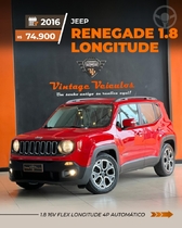 renegade 1.8 16v flex longitude 4p automatico 2016 caxias do sul