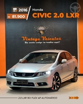 civic 2.0 lxr 16v flex 4p automatico 2016 caxias do sul