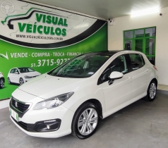 308 2.0 allure 16v flex 4p automatico 2016 santa cruz do sul