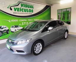 civic 1.8 lxs 16v flex 4p automatico 2014 santa cruz do sul