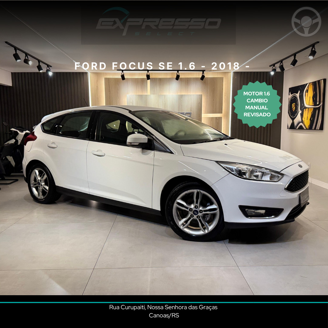 FOCUS 1.6 SE 16V FLEX 4P MANUAL - 2018 - CANOAS