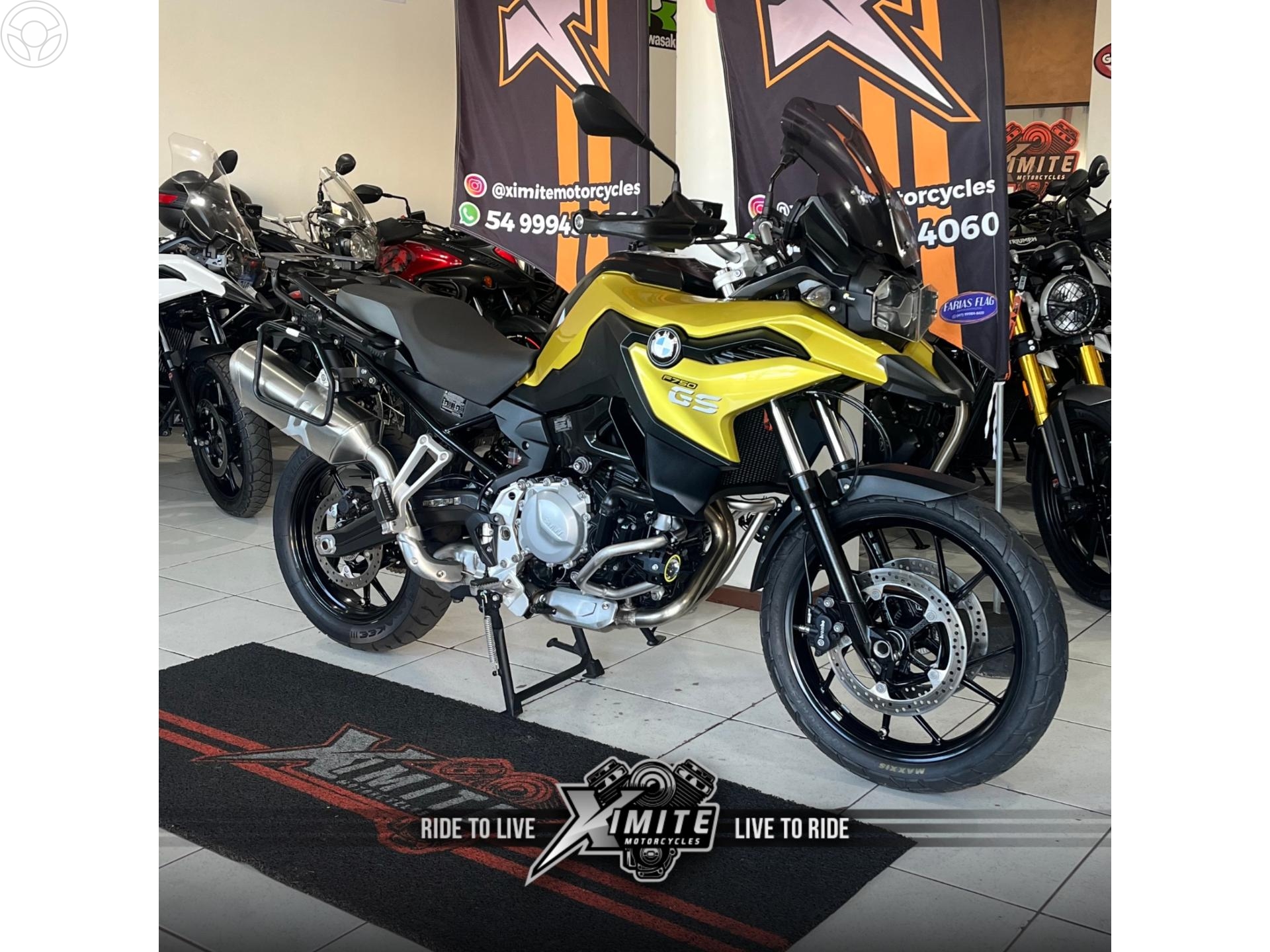 F 750 GS PREMIUM TRIPLE BLACK - 2020 - CARAZINHO