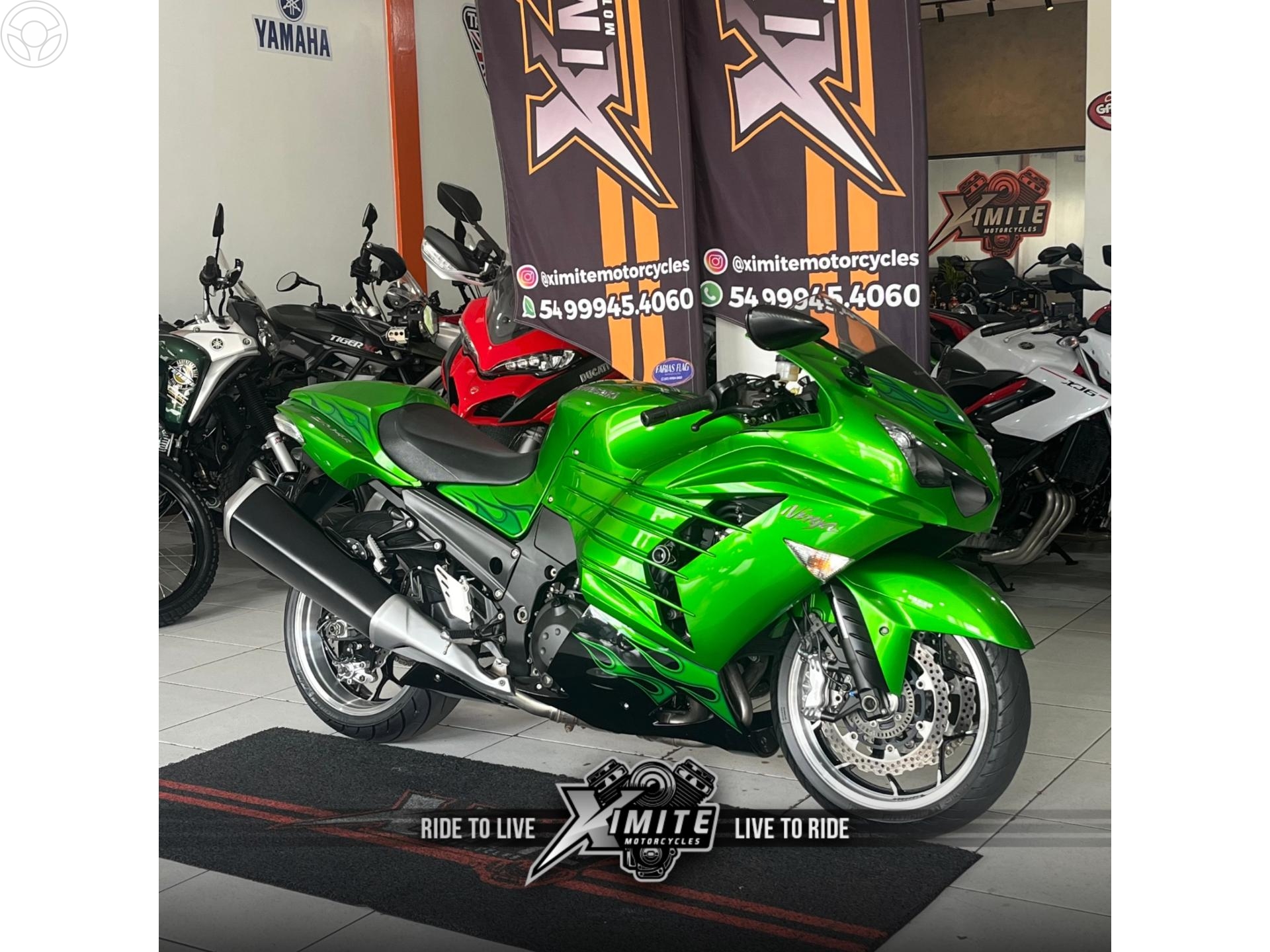 NINJA ZX-14R ABS - 2013 - CARAZINHO