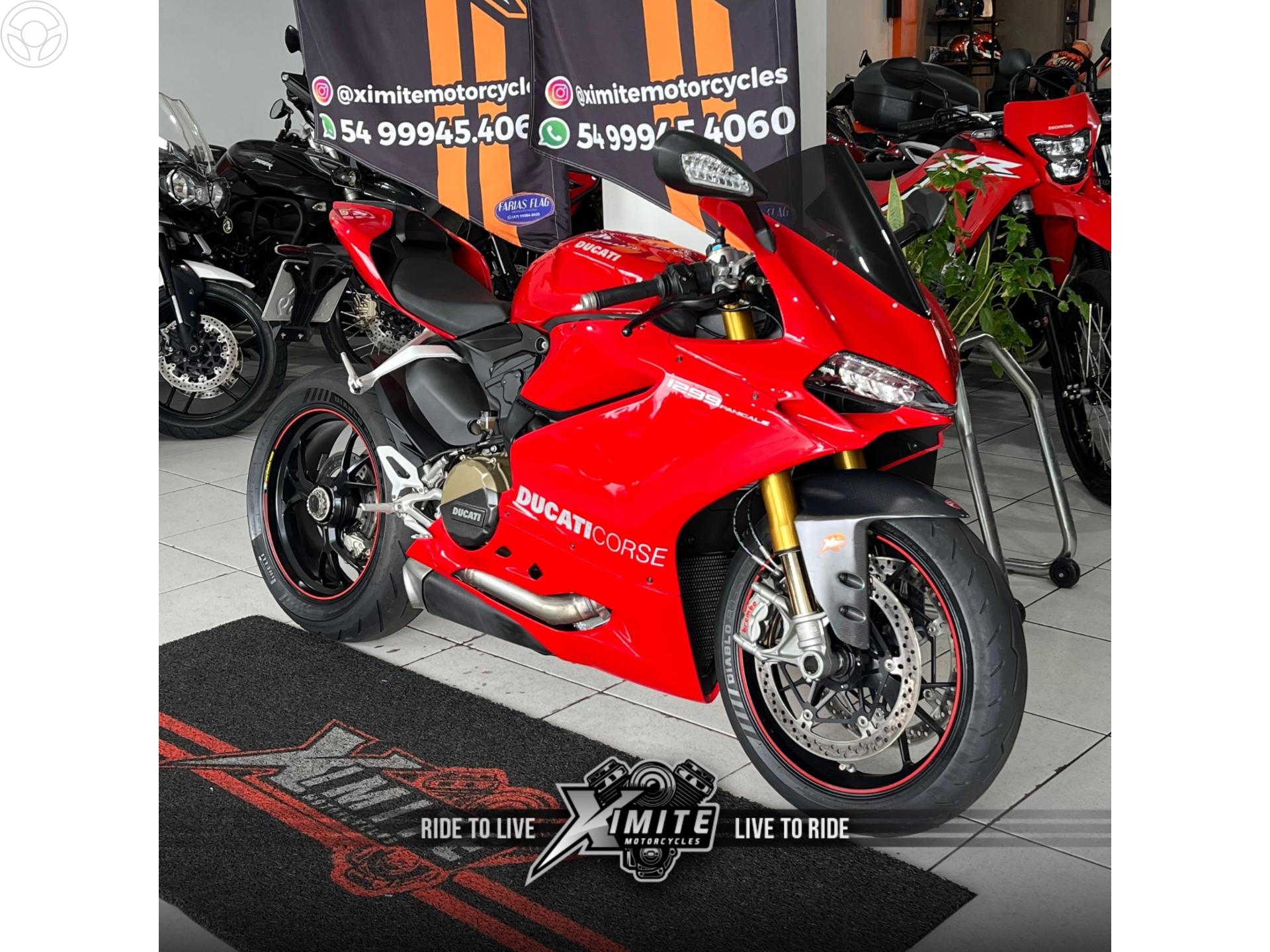 SUPERBIKE 1299 PANIGALE S - 2016 - CARAZINHO