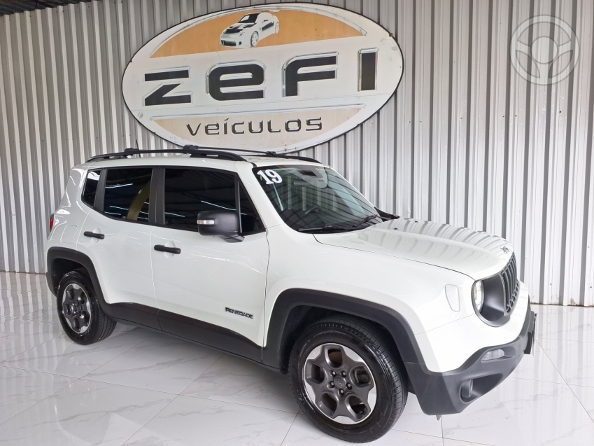 JEEP - RENEGADE 1.8 16V FLEX SPORT 4P MANUAL - 2018/2019 - BRANCA - R$ 72.900,00