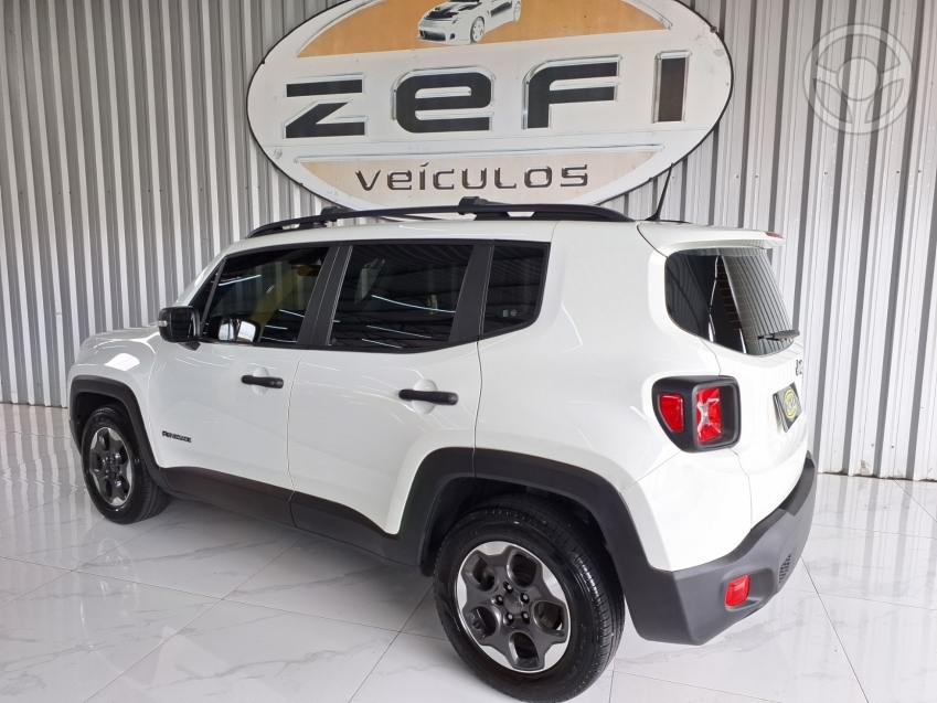 JEEP - RENEGADE 1.8 16V FLEX SPORT 4P MANUAL - 2018/2019 - BRANCA - R$ 72.900,00