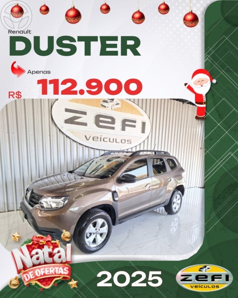 DUSTER 1.6 INTENSE 16V FLEX 4P AUTOMÁTICO - 2025 - CAXIAS DO SUL