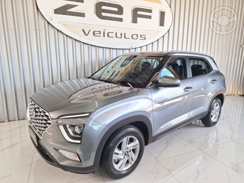 HYUNDAI - CRETA 1.0 COMFORT TURBO 12V 4P FLEX AUTOMÁTICO - 2024/2025 - CINZA - R$ 127.900,00