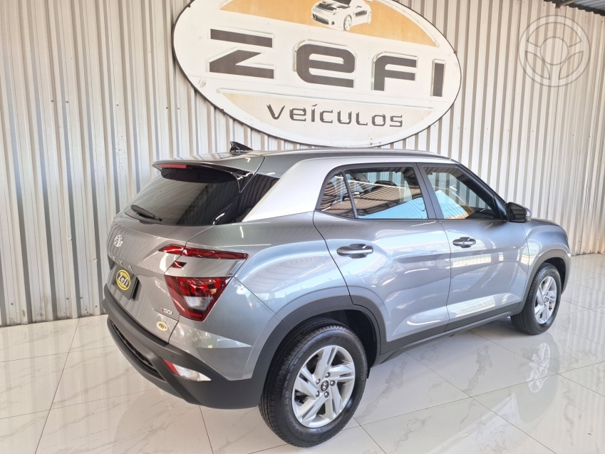 HYUNDAI - CRETA 1.0 COMFORT TURBO 12V 4P FLEX AUTOMÁTICO - 2024/2025 - CINZA - R$ 127.900,00