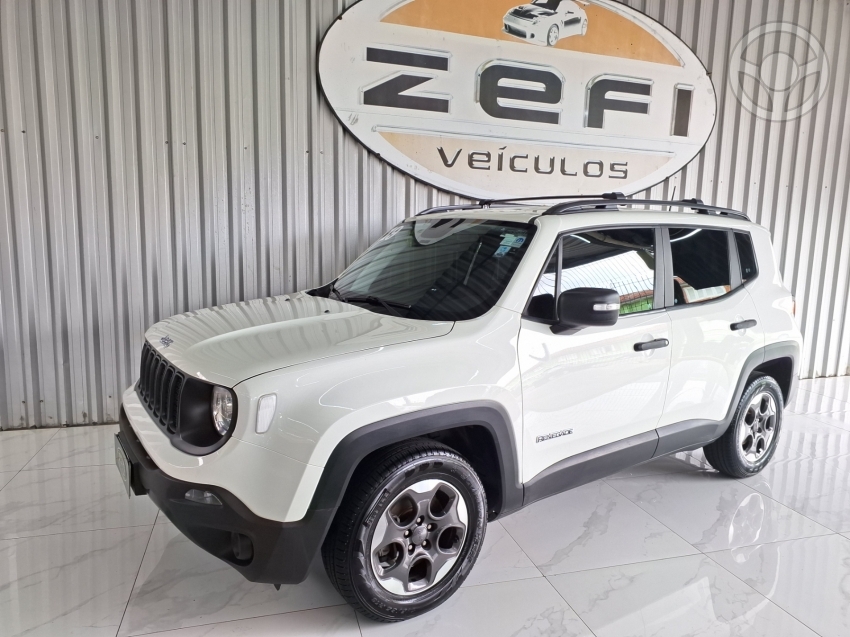 JEEP - RENEGADE 1.8 16V FLEX SPORT 4P MANUAL - 2018/2019 - BRANCA - R$ 72.900,00