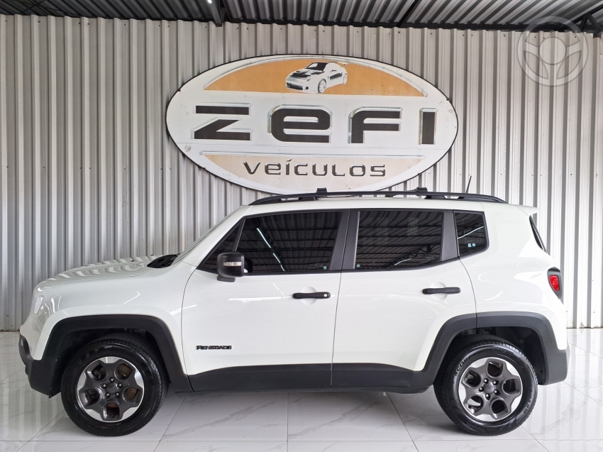JEEP - RENEGADE 1.8 16V FLEX SPORT 4P MANUAL - 2018/2019 - BRANCA - R$ 72.900,00