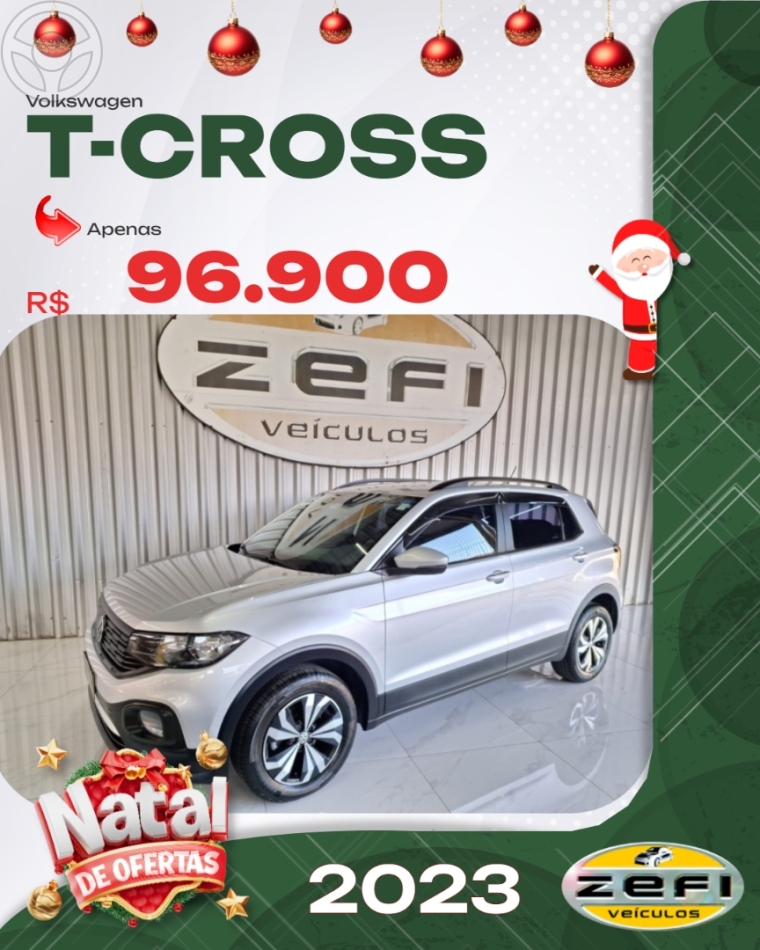 T-CROSS 1.0 TSI 200 SENSE AUTOMÁTICO - 2023 - CAXIAS DO SUL