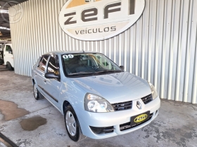 clio 1.6 authentique sedan 16v flex 4p manual 2009 caxias do sul